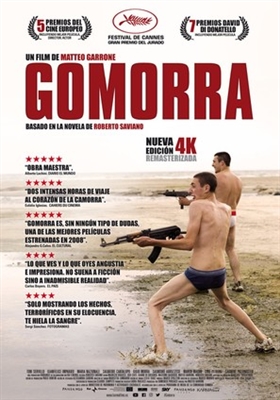 Gomorra movie posters (2008) wood print