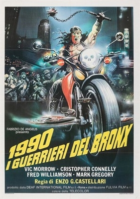 1990: I guerrieri del Bronx movie posters (1982) wood print