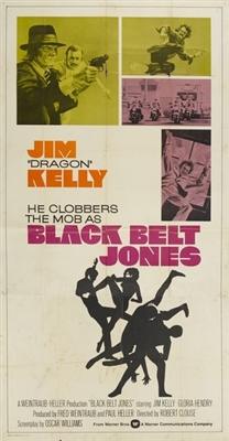 Black Belt Jones movie posters (1974) wood print