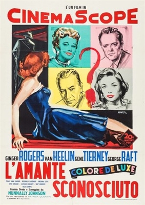 Black Widow movie posters (1954) metal framed poster