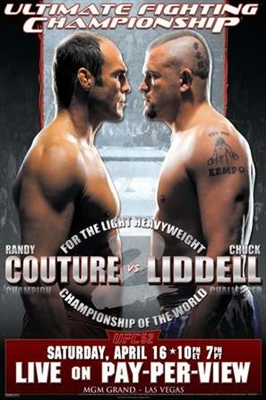 UFC 52: Couture vs. Liddell 2 movie posters (2005) poster with hanger