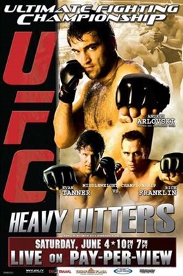 UFC 53: Heavy Hitters movie posters (2005) tote bag