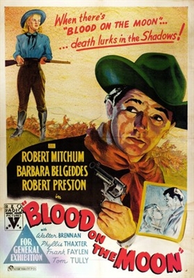 Blood on the Moon movie posters (1948) metal framed poster