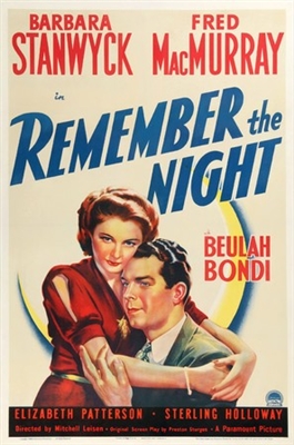Remember the Night movie posters (1940) mug