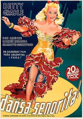 Down Argentine Way movie posters (1940) wood print