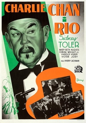 Charlie Chan in Rio movie posters (1941) Stickers MOV_1791138