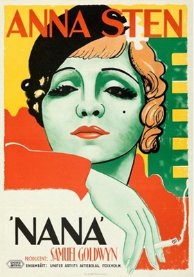 Nana movie posters (1934) poster with hanger
