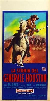 The First Texan movie posters (1956) canvas poster