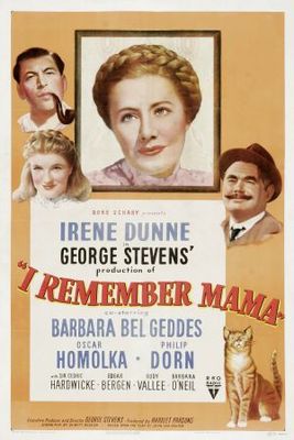 I Remember Mama movie poster (1948) wood print