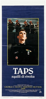 Taps movie posters (1981) canvas poster