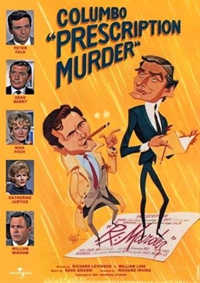Prescription: Murder movie posters (1968) wood print
