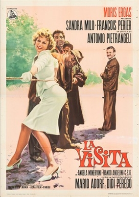 La visita movie posters (1963) wooden framed poster