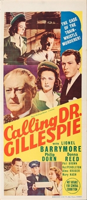 Calling Dr. Gillespie movie posters (1942) wood print
