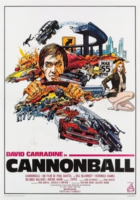Cannonball! movie posters (1976) poster with hanger