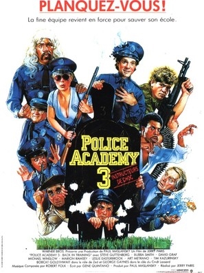 Police Academy 3: Back in Training movie posters (1986) mouse pad
