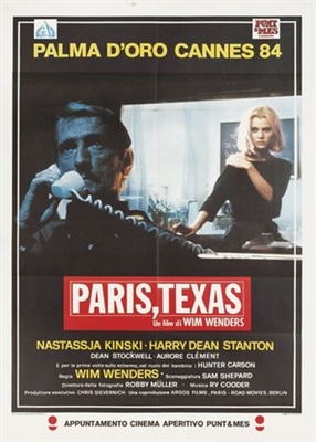 Paris, Texas movie posters (1984) wood print