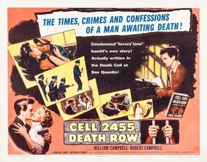 Cell 2455 Death Row movie posters (1955) sweatshirt