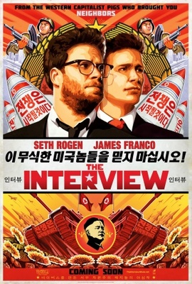 The Interview movie poster (2014) poster with hanger
