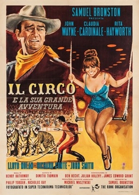 Circus World movie posters (1964) canvas poster