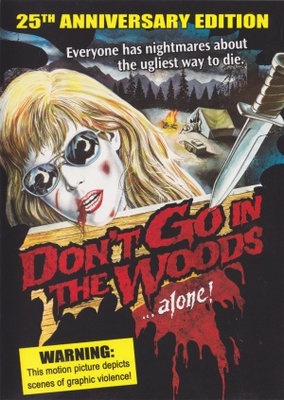 Don't Go in the Woods movie poster (1981) poster with hanger