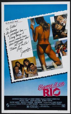 Blame It on Rio movie poster (1984) wood print