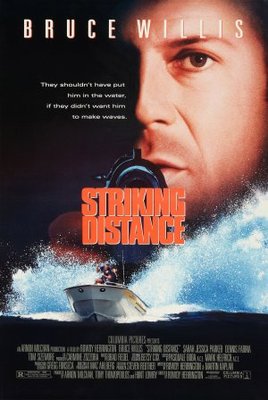 Striking Distance movie poster (1993) poster with hanger