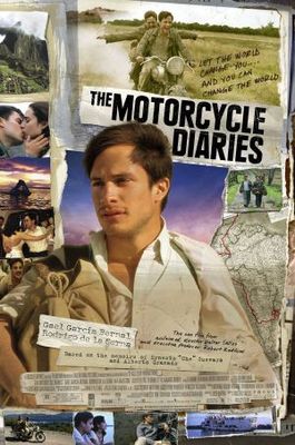 Diarios de motocicleta movie poster (2004) wood print