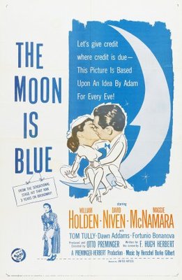 The Moon Is Blue movie poster (1953) Stickers MOV_17bf801c