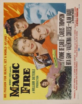 Magic Fire movie poster (1956) canvas poster