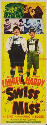 Swiss Miss movie poster (1938) hoodie