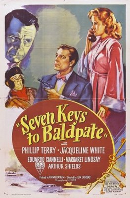 Seven Keys to Baldpate movie poster (1947) canvas poster