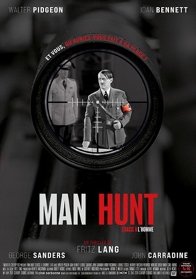 Man Hunt movie posters (1941) pillow