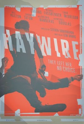 Haywire movie poster (2011) wood print