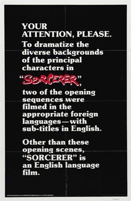 Sorcerer movie posters (1977) mug #MOV_1802382