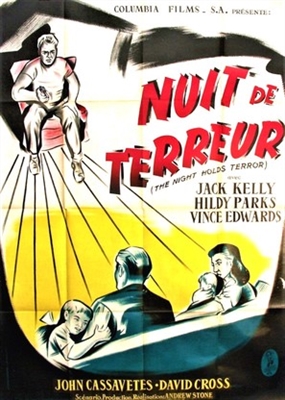 The Night Holds Terror movie posters (1955) t-shirt