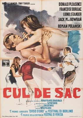 Cul-de-sac movie posters (1966) pillow
