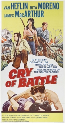 Cry of Battle movie posters (1963) metal framed poster