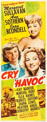 Cry 'Havoc' movie posters (1943) poster with hanger