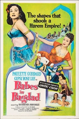 Babes in Bagdad movie posters (1952) tote bag