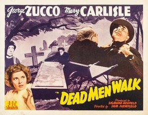 Dead Men Walk movie posters (1943) metal framed poster