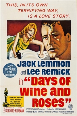 Days of Wine and Roses movie posters (1962) metal framed poster