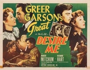 Desire Me movie posters (1947) pillow