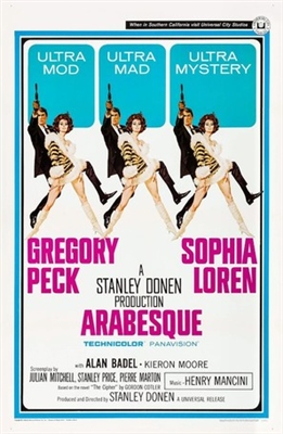 Arabesque movie posters (1966) Stickers MOV_1806174