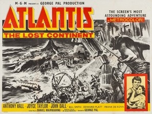 Atlantis, the Lost Continent movie posters (1961) canvas poster