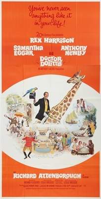 Doctor Dolittle movie posters (1967) metal framed poster