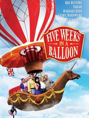 Five Weeks in a Balloon movie posters (1962) hoodie