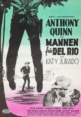 Man from Del Rio movie posters (1956) poster with hanger