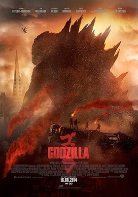Godzilla movie posters (2014) Stickers MOV_1808772
