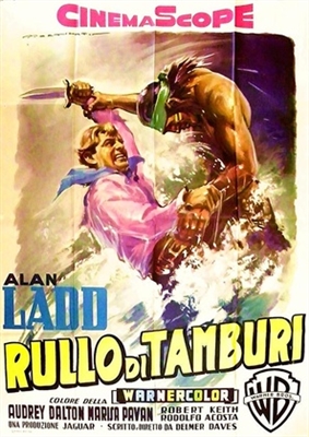 Drum Beat movie posters (1954) metal framed poster