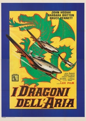 Dragonfly Squadron movie posters (1954) poster with hanger